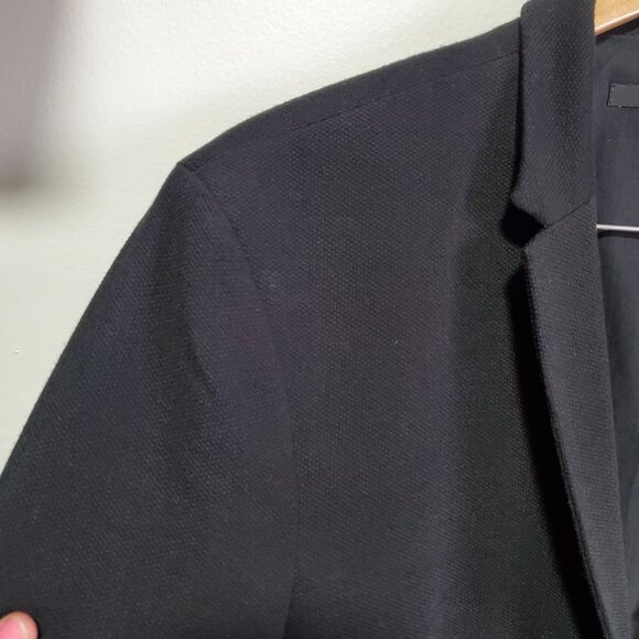 ZARA ESSENTIALS Daily Outfit Oversized Fit Blazer Double Button Black Women's XL - Picture 3 of 16